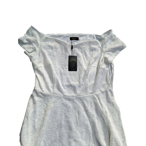 Dressystar White Lace Plus Size 3XL Dress NWT - Picture 2 of 12